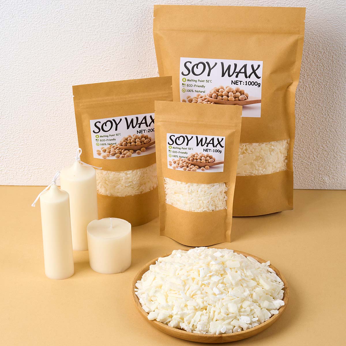 1-punktowy czysty biały wosk s – Candle Supplies Wholesale recenzja i cena